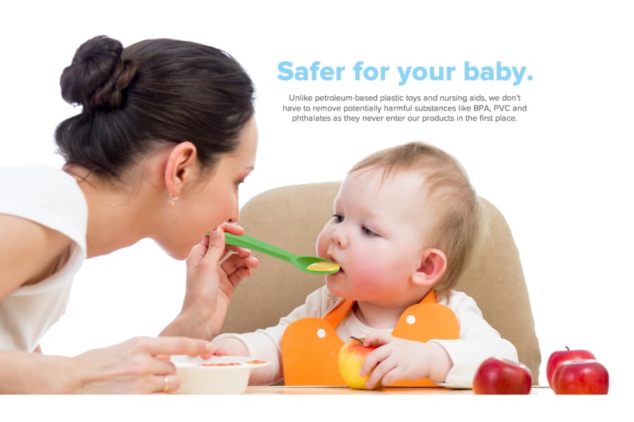 Bioserie organic baby toy website design