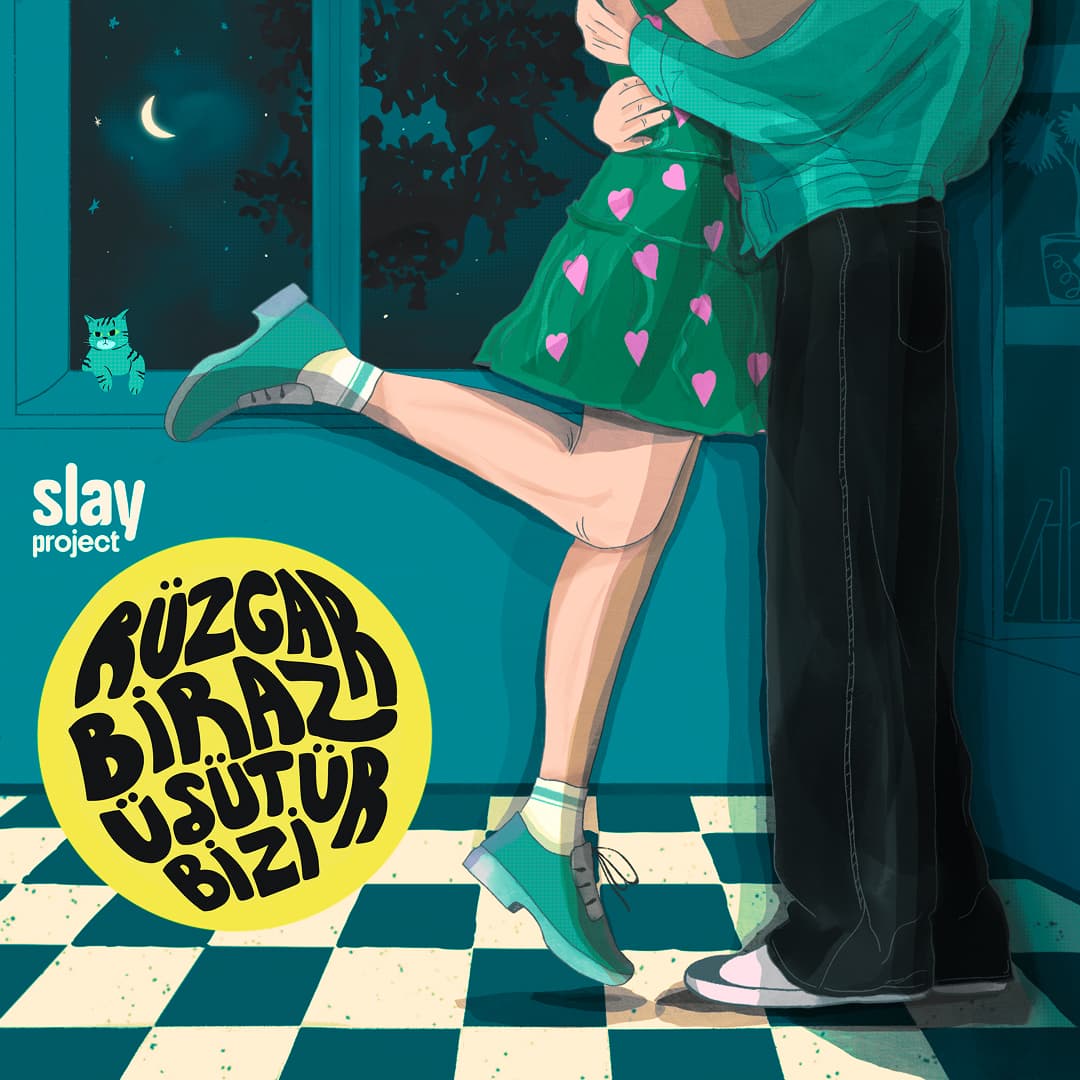 Single cover artwork for Rüzgar Biraz Üşütür Bizi