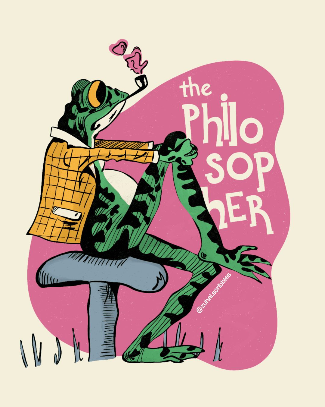 Illustration titled The Philosopher